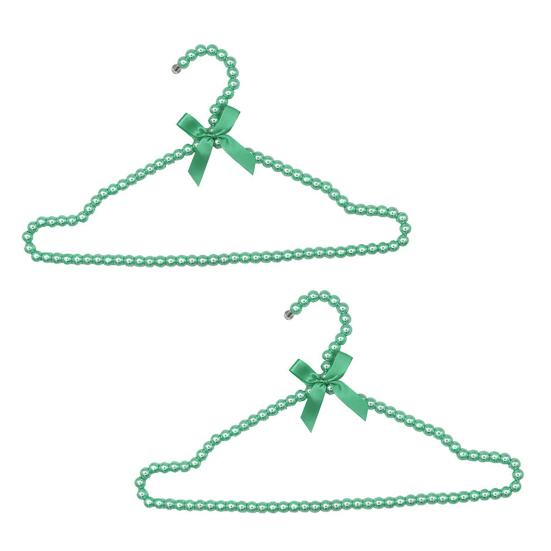 2 шт. вешалка для одежды с искусственным жемчугом и бантом, пластиковая витрина для магазина, вешалка для искусственного жемчуга, аксессуары для дома