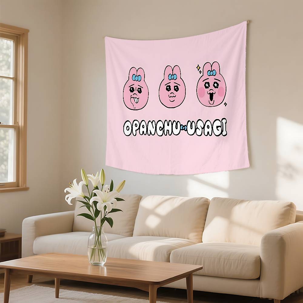OOpanchu UUsagi Cartoon Tapestry Customizable Tapestries Of Various Styleswall Hangings Celebrity Photo Printing wall Hanging