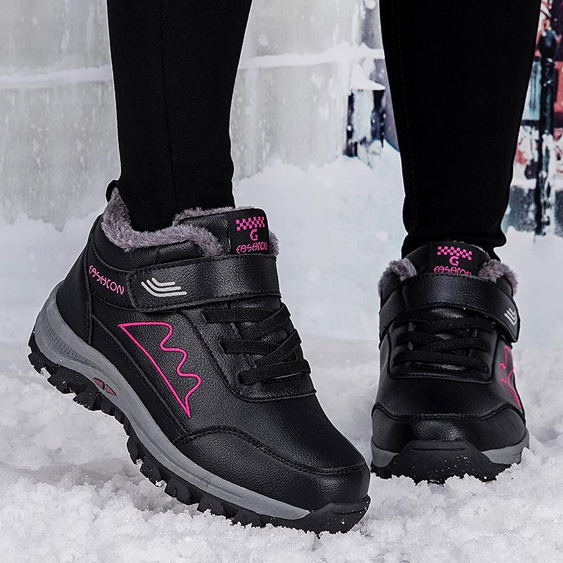 Осенне-зимняя мужская теплая хлопковая обувь Ppel, уличная нескользящая хлопковая обувь большого размера для пожилых людей