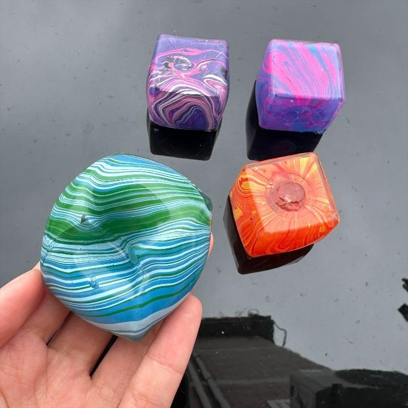 Squishy Flow Pattern Cube Kneading Squeeze Toy Stress Relieving Kneading Venting Toy Slow Rebound Decompression Gift For Adult