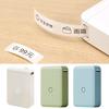 Mini Label Printer Portable Bluetooth-compatible Free Editing Picture Inserted No Ink Needed Rechargeable Compatible with for iOS for Android