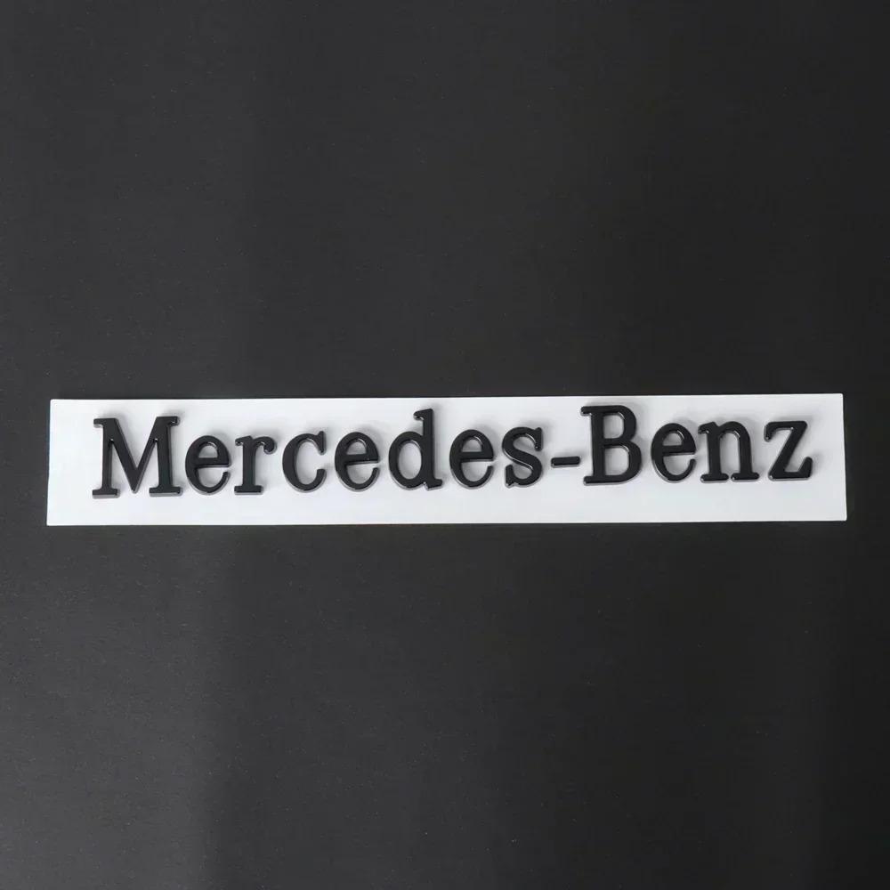1pc Mercedes benz ABS Car 3D Letter Rear Emblem Trunk Sticker for AMG C E S GLE CLC Class W204 W203 W205 W124 W221 W213 W212 GG9