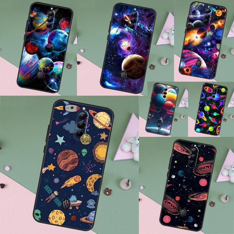Outer Space Planet Stars Moon Case For ZTE Nubia RedMagic 11 Pro Plus 10 9 8 8S 9S 10S Pro 5G 5S 6 7 6S 7S Pro 11 Air Cover