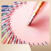 Glitter Gel Pen Shiny Fluorescent Pen Suit Color Neutral Pen Highlight Painting Hand Account Replacement Core 18 Colors