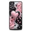 Colored Love Heart Printed Phone Case for Samsung Galaxy A55 A35 A17 A07 A15 A13 A25 A51 A71 A72 A73 A32 A52 A52S A41 Soft TPU