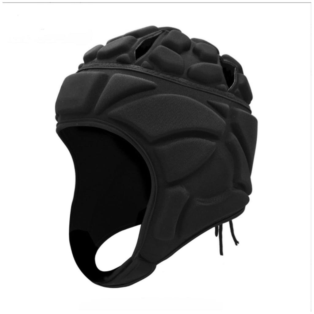 Rugby Cap Head EVA Protective Goalkeeper Helmet Guard, (L)