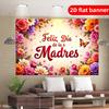 2D Flat Banner Happy Mother's Day Wall Decoration Background Cloth