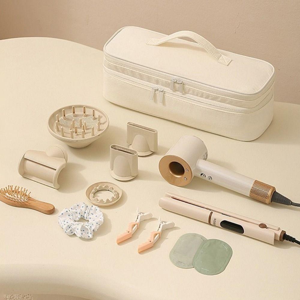 Large Capacity Hair Dryer Storage Bag Nylon Curling Iron Storage Bag Beauty Tools Storage