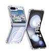 Прозрачный магнитный чехол Magsafe для Samsung Galaxy Z Flip 6 5 4 3 Flip6 Flip5 Flip4 Clear Air Cushion Shockproof Cover
