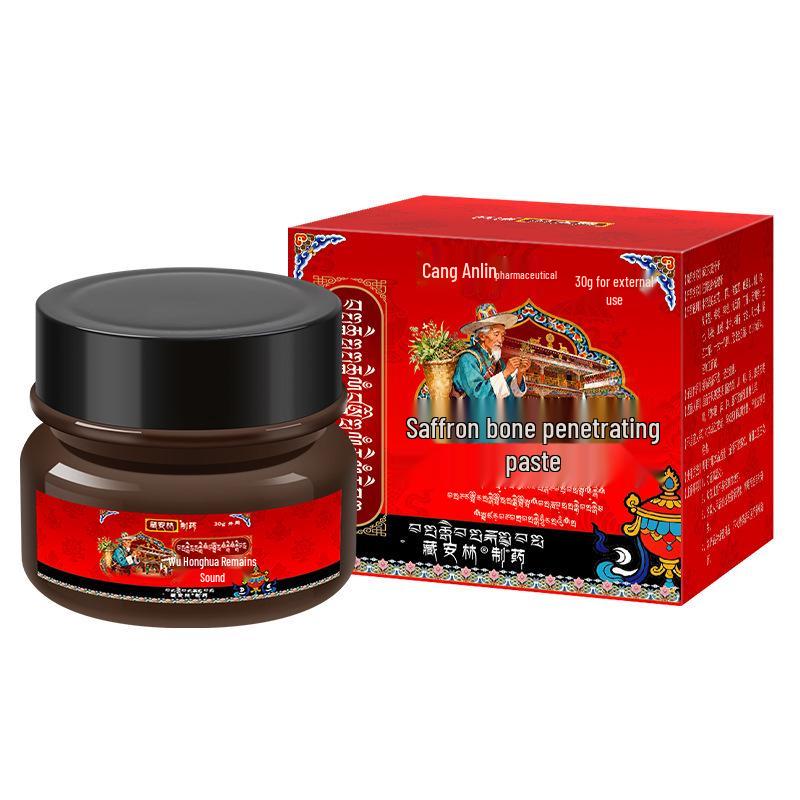 Крем-массаж для точек акупунктуры и суставов с шафраном и полынью для шеи, плеч, талии, ног и сухожилий