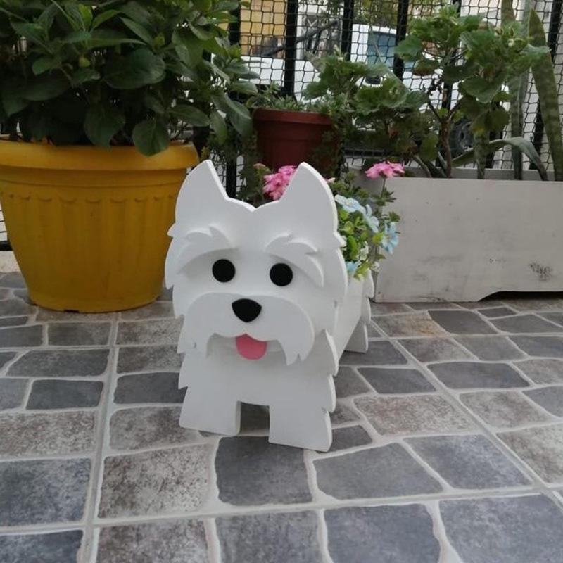 Creative Pet Cat Dog Flower Pot for Garden Courtyard Decoration