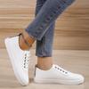 Мода 2024 года, женская вулканизированная обувь, дышащая и удобная, белая, спортивная обувь для активного отдыха, летние кроссовки, толстая подошва