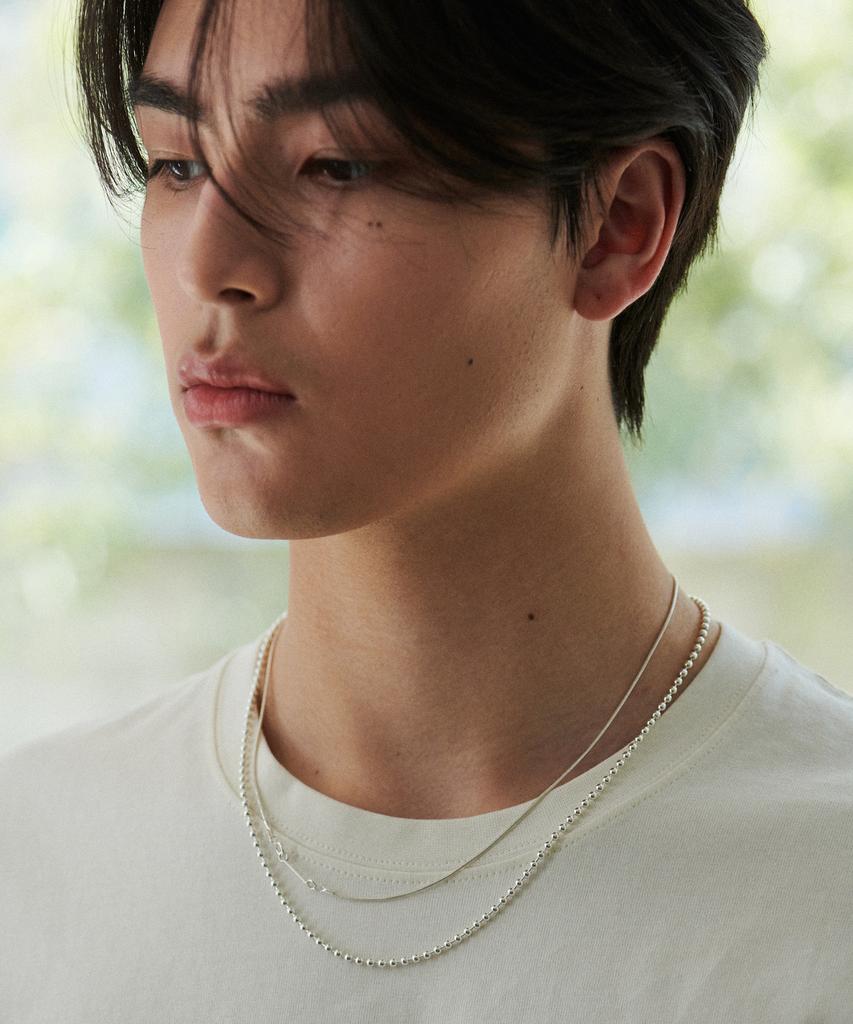 Verte [Mens][925 Silver] Un.Silver.150 / Mini Corde Necklace