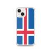 Coque Pour iPhone - PIXELFORMA - iPhone 14 - Drapeau De l'Islande - Silicone Souple - Design Léger