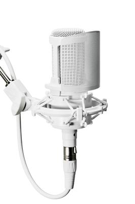 Audio Technica AT2020 CWH конденсаторный микрофон XLR видеораспределитель для домашней записи подкастов прямой трансляции DTM микрофон для записи Limited Complete White Pop