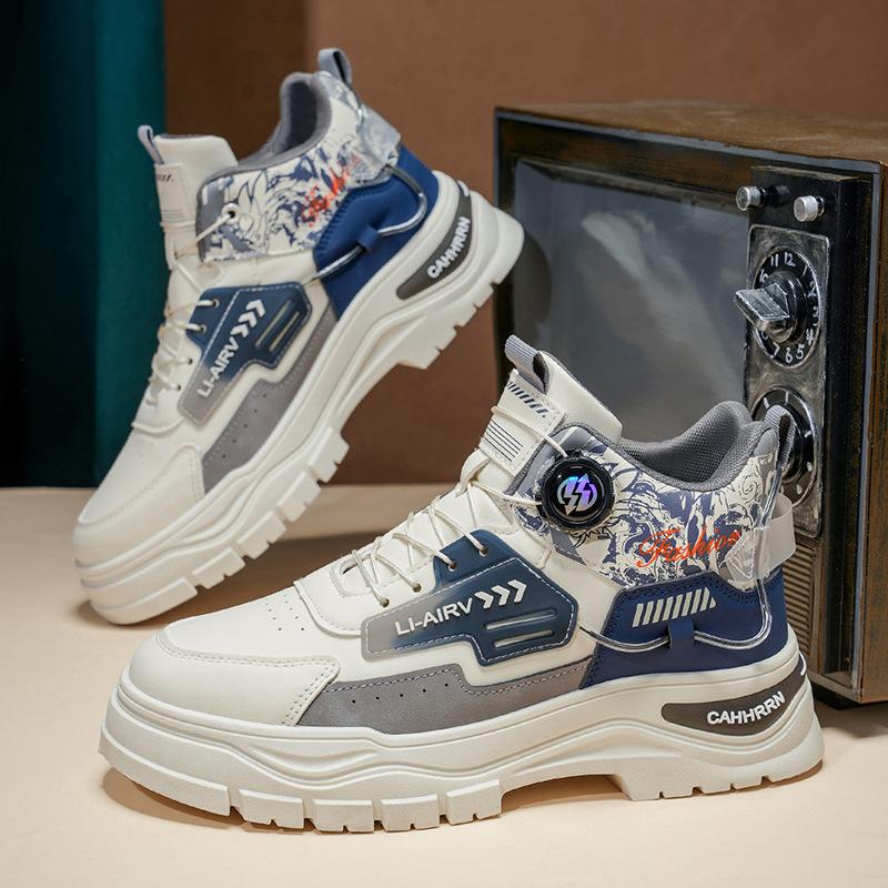 Autumn and winter casual sports board shoes new white Martin boots G