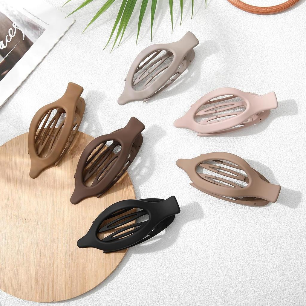 Французские заколки-конкорд - 6 шт. боковые зажимы для объема для женщин и девушек, сильная фиксация, не скользят