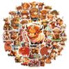 10/30/50PCS Cartoon Colored Yak Sticky PVC Sticker Aesthetic DIY Decoration Scrapbooking Hand Accounting Supplies