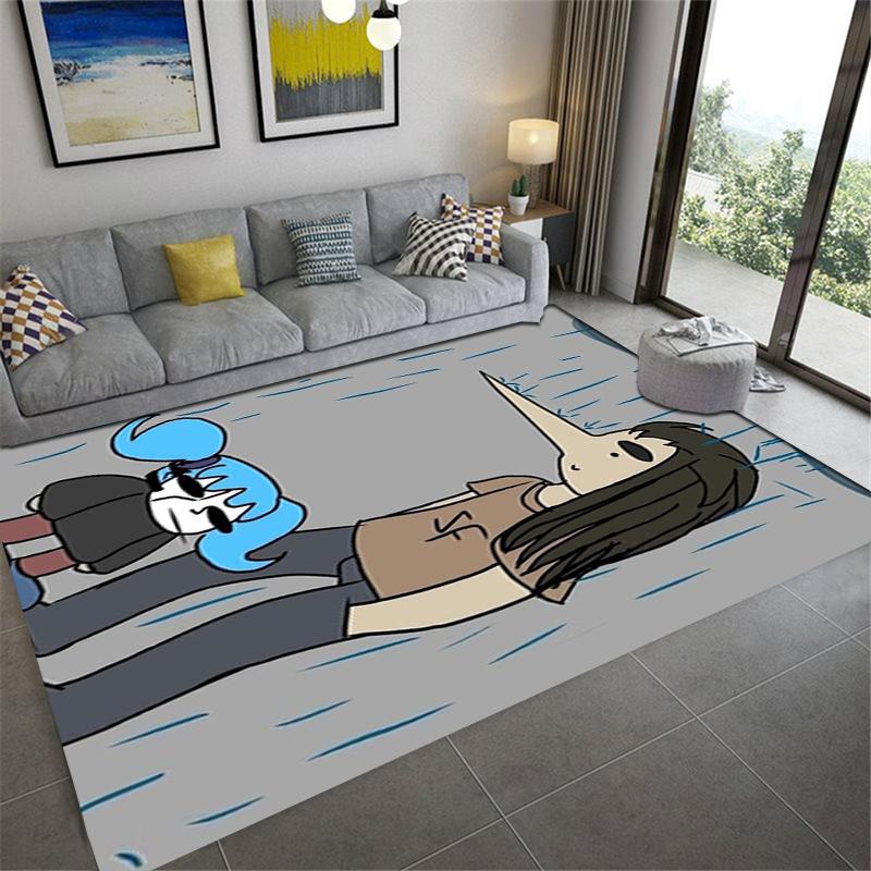 2025 New sally face Carpet Rug for Living Room Bedroom Home Sofa Decoration,Kids play Non-slip Floor Mat139