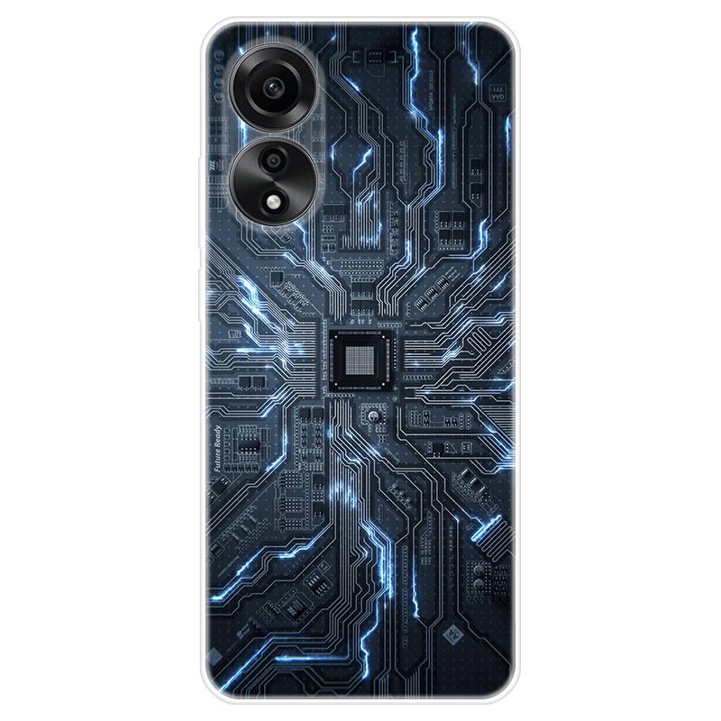 Для OPPO A58 A 58 4G чехол Мягкая силиконовая задняя крышка Мультяшный чехол для телефона Разнообразие