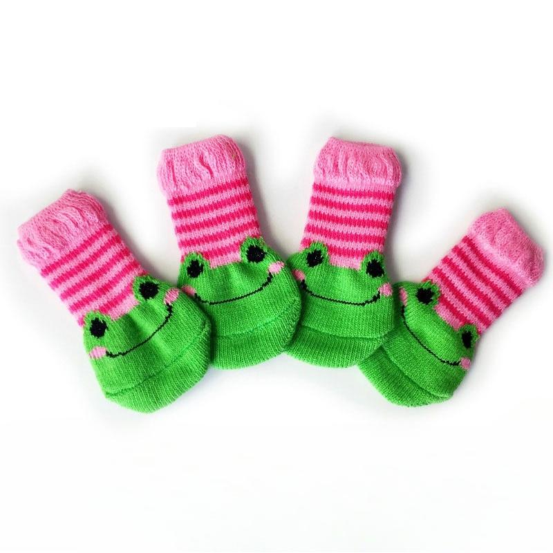 Non-Slip Pet Socks for Dogs Cats Anti-Scratch Paw Protector Indoor Wear