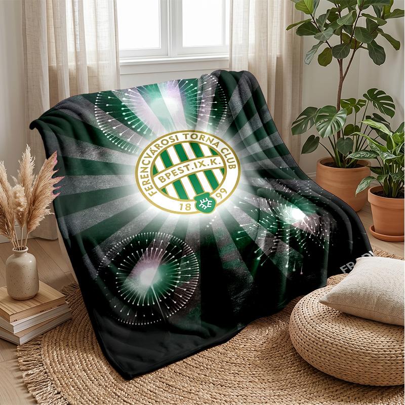 Ferencvaros Theme blanket Soft Flannel Fleece Blanket Warm Lightweight Throw Blanket for Home Sofa Bed