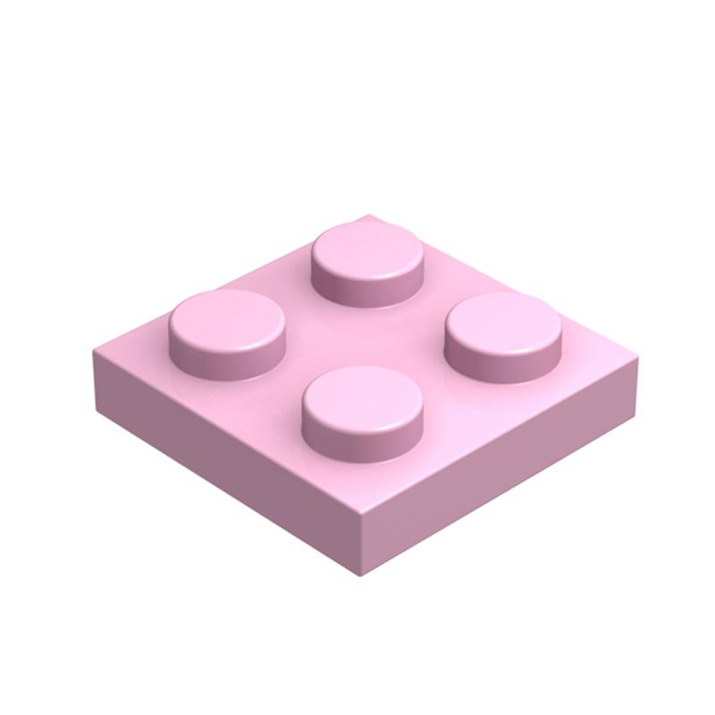 80 шт. Пластина 2x2 точки Разноцветная Совместимая с 3022 94148 Самоблокирующиеся Кирпичи Строительные Блоки Игрушки Аксессуары
