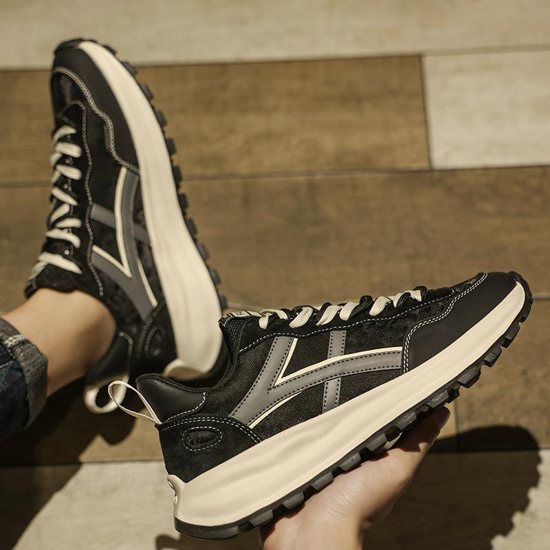 Осенние новинки ретро-стиля универсальные повседневные кроссовки для бега модный тренд дышащие низкие кроссовки Forrest Gump мужская обувь