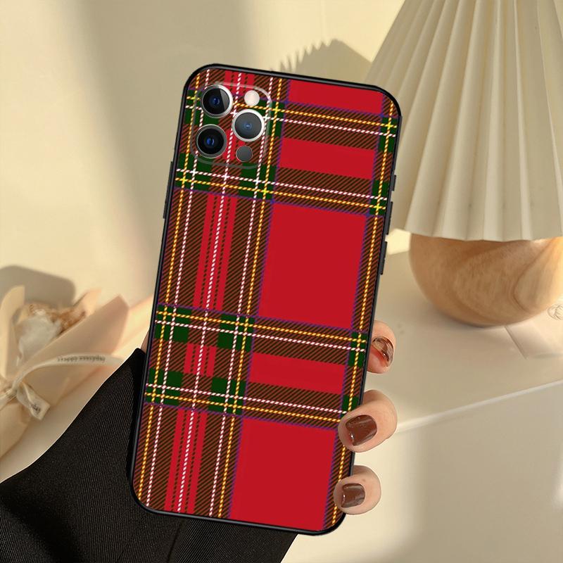 Чехол для телефона Clan Stewart Dress Tartan Plaid Pattern для iPhone 16 15 14 13 11 12 Pro Max 13 12 mini XR 15 16 Plus 16e Чехол Funda