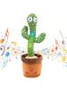 1pc-A Talking Cactus Toy That Can Be Charged Recorded and Repeated. Suitable for Spanish English and Arabic Voice Changer