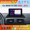 Bluetooth Android OS WiFi для BMW X3 E83 2004 - 2012 Автомобильный радиоприемник Мультимедийный проигрыватель DSP Стерео GPS 4G Разделенный экран Вентилятор охлаждения