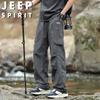 JEEP SPIRIT Men's Straight-Leg Outdoor Workwear Pants