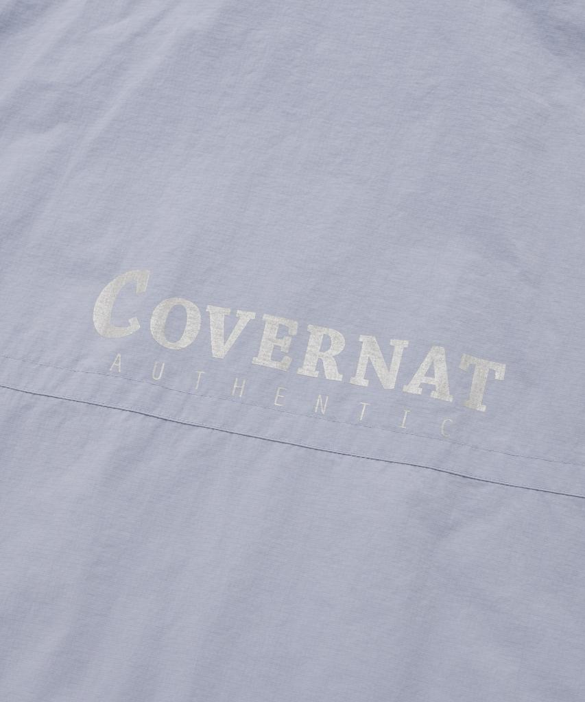 COVERNAT Спортивная куртка с большим логотипом, лавандовая