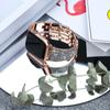 Роскошный браслет с бриллиантами для Apple Watch Series Ultra9/8/7/6/5/4/3/2/se ремешок для часов из нержавеющей стали для Iwatch 41 мм 45 мм 38 42 мм ремешок