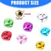 Vibrant Multicolor Iron Christmas Bells For Holiday Crafts Home Decoration Non Toxic Safe Material Kids Friendly