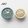 Artistic Relief Stamp Brass Wax Seal Heads, Alphabet Christmas Embossed Sealing Letter Tool Head for Envelope Gift Wrapping Journal Scrapbook