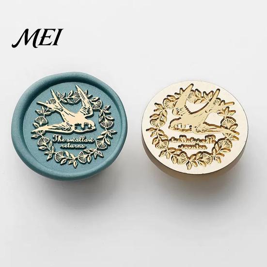 Artistic Relief Stamp Brass Wax Seal Heads, Alphabet Christmas Embossed Sealing Letter Tool Head for Envelope Gift Wrapping Journal Scrapbook