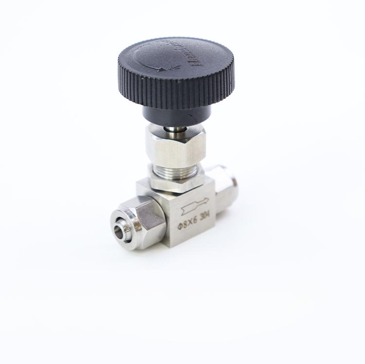 6 8 10 12 мм 1/4" 3/8" 1/2" Дюймовый Шланг Быстрозажимной Игольчатый Клапан из Нержавеющей Стали 304 Регулировка Потока Воздух Вода Масло
