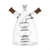 Olive Oil and Vinegar Dispenser Soy Sauce Double Pourer Spout Stoppers Cruet 2