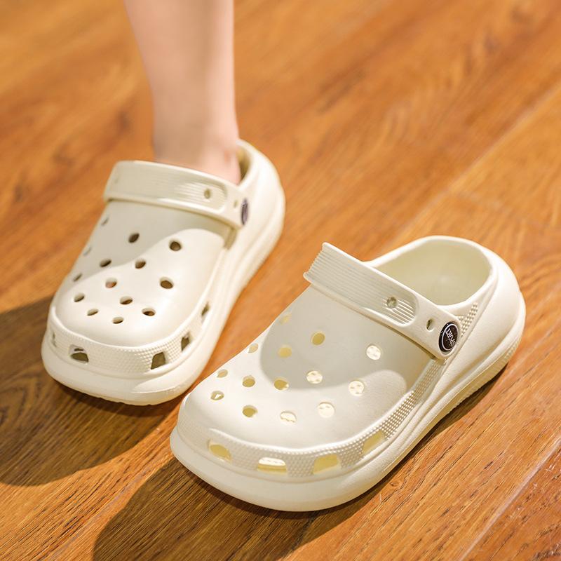 Children's Clogs Boy Slippers Girls Summer Anti Slip Middle Large Children's Cool Slippers, Baotou Parent Child Beach Shoes