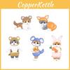 Cat Mofusand Cute Animal Costume Model Ornament Set For Decoration Desktop