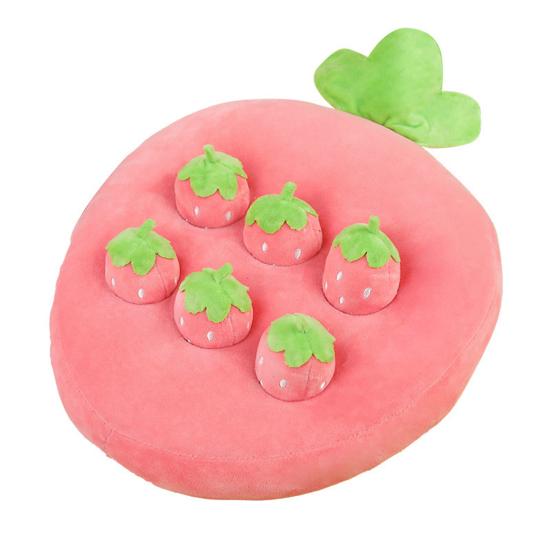 Плюшевая игрушка с редисом, морковью, клубникой, ананасом, нечеткая мягкая ПП, хлопковая набивка, маленькое животное, домашнее животное, кролик, добыча пищи, образовательная