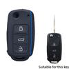 Силиконовый чехол для автомобильного ключа для Volkswagen Vw Polo Golf Passat Tiguan Beetle Caddy T5 Up Eos Skoda Octavia Seat Leon Altea