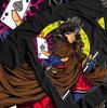 Unisex Gambit Card Trick Men 's X-Men T-Shirt Grey
