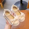 Spring Children Explosions Princess Pearl Shoes Fashion Joker Girls' Shoes26-37