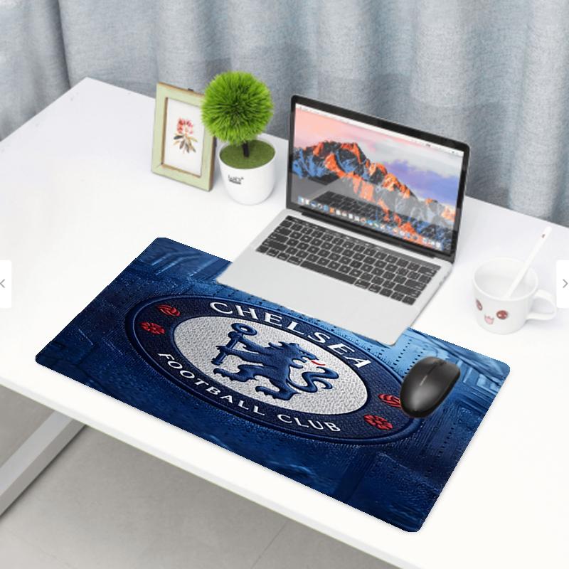 Chelsea F.C Print Mouse Pad, Anti‑Slip Desktop keyboard Mat, for PC Laptop Gaming Working Daily Use, Cool Festival Surprise Gift