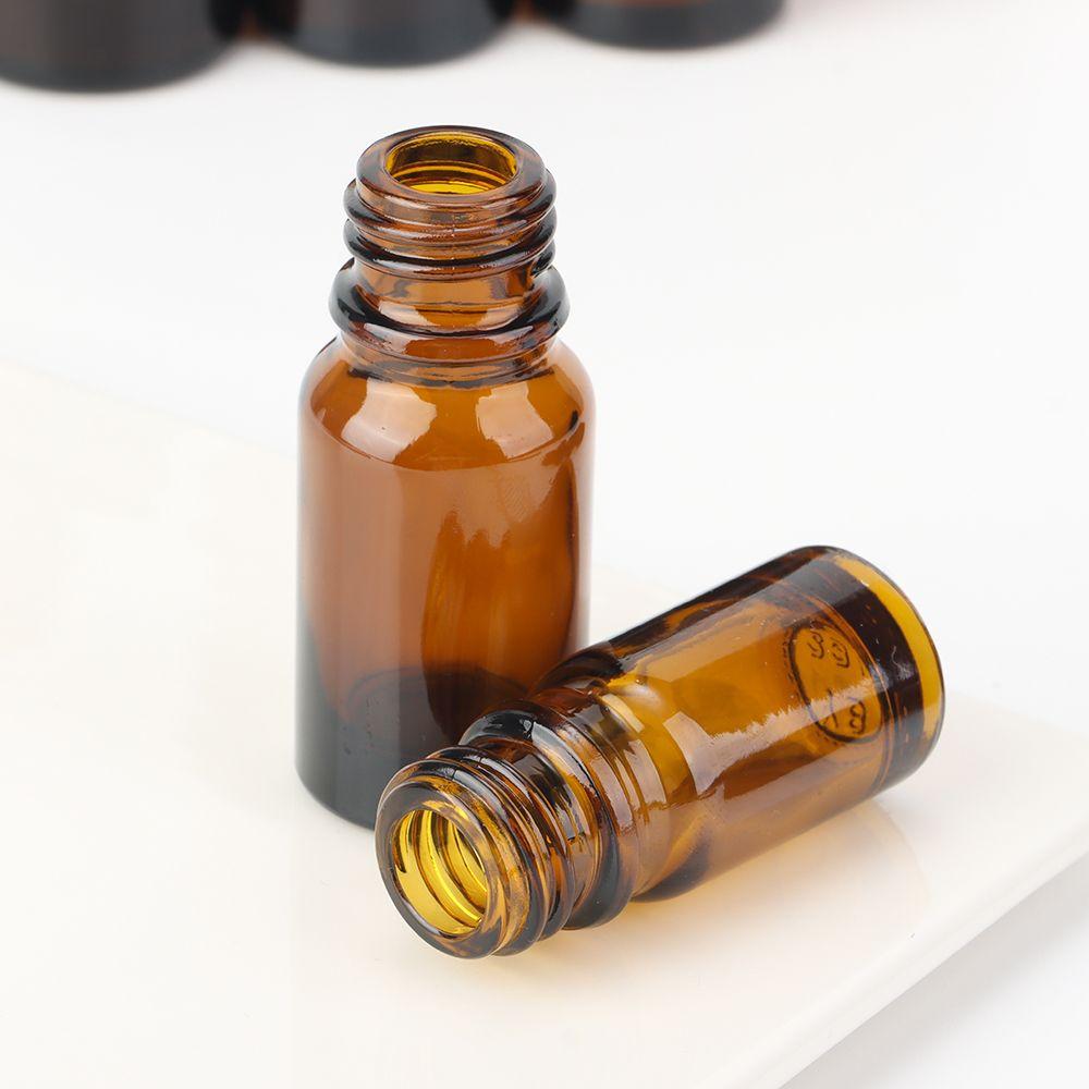 Капельница Жидкая Духи Ароматерапия Для Эфирных Масел Флакон-капельница Бутылки Янтарного Стекла