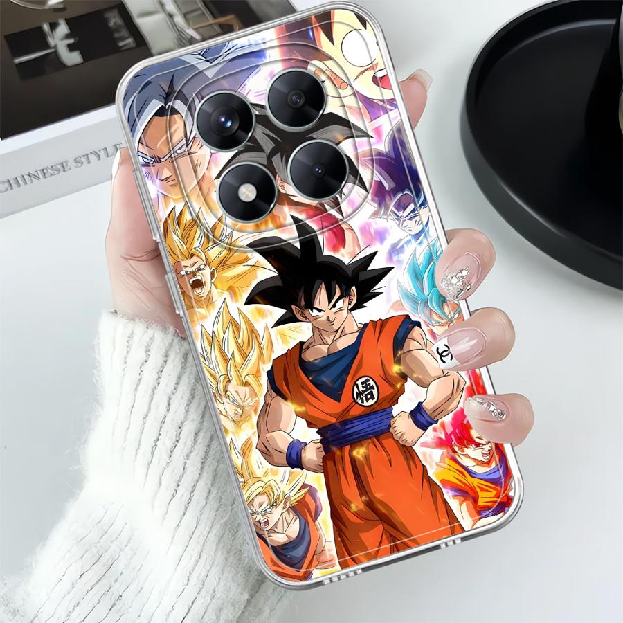 Мягкий чехол для телефона для Xiaomi Redmi Note 14 Pro Plus A4 10S 14C 12 Note 13 11 9 10 13C 12S 11S Dragon Ball Крутой Популярный