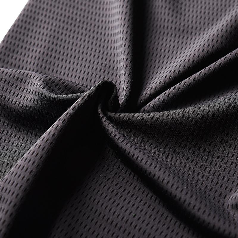 Летние мужские спортивные и повседневные брюки Ice Silk, тонкие брюки, свободная сетка, стрейч