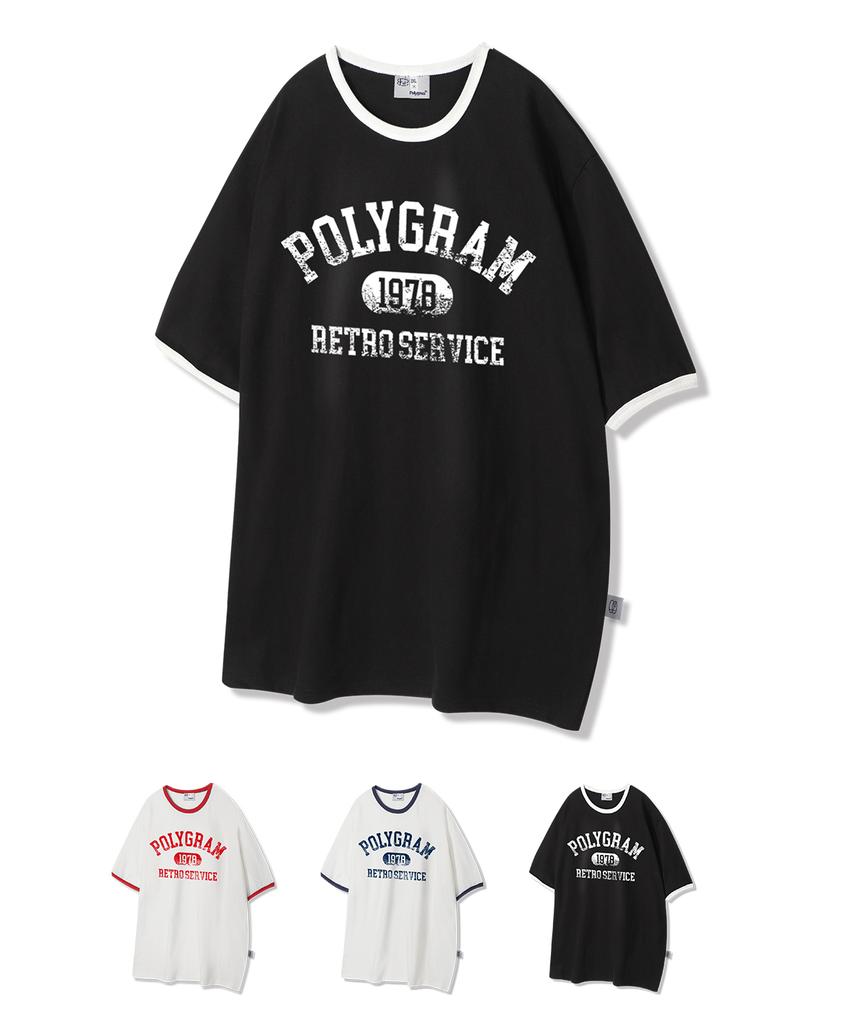 Футболка с коротким рукавом POLYGRAM Retro Service Ringer - 3 цвета